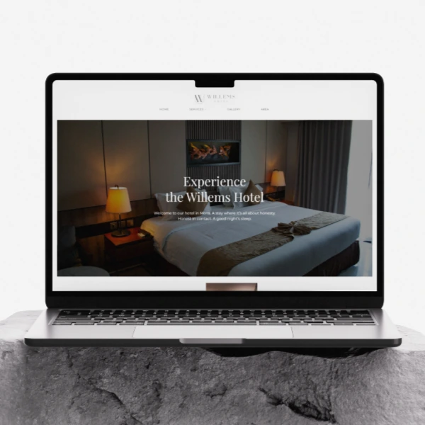 Site web professionnel hotel restaurant belge