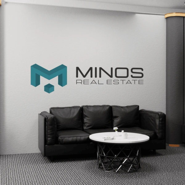 création de logo moderne d'une agence immobilière