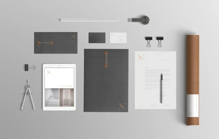 L'évolution de l'image de marque moderne - stationery and brand identity