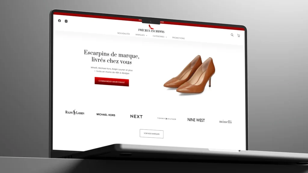 Création de site ecommerce — Monark Solutions: agence marketing digitale à Abidjan